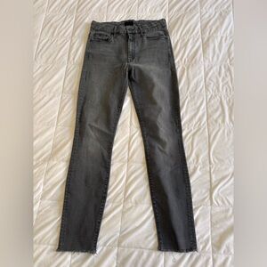 MOTHER Men's Charcoal Skinny Jeans